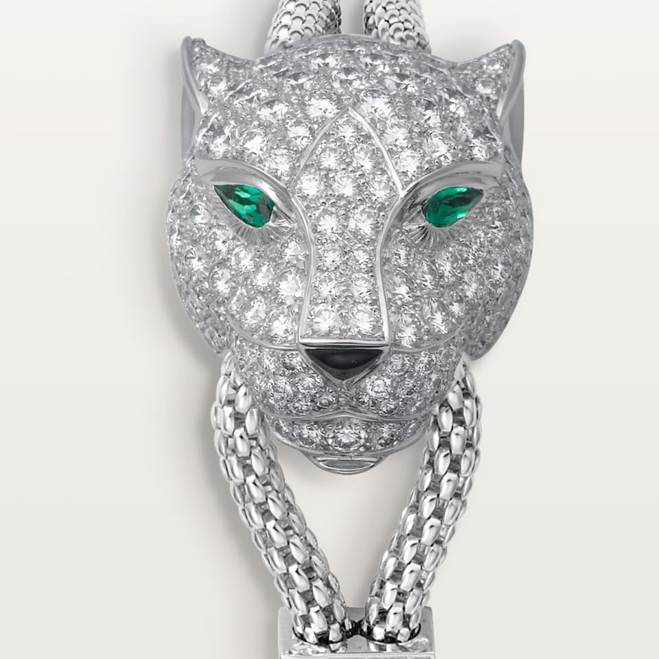 Cartier Panthère de Cartier Bracelet Paved White Gold