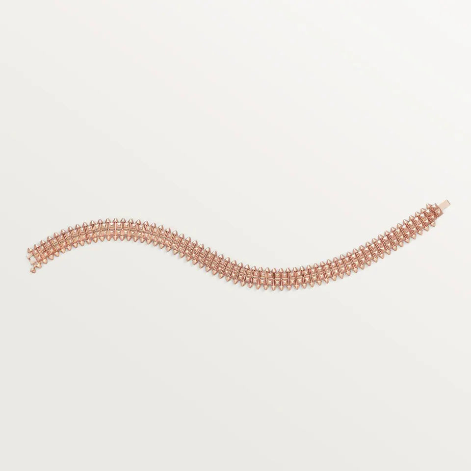 Cartier Clash de Cartier Bracelet Flexible Double Row 18K Rose Gold