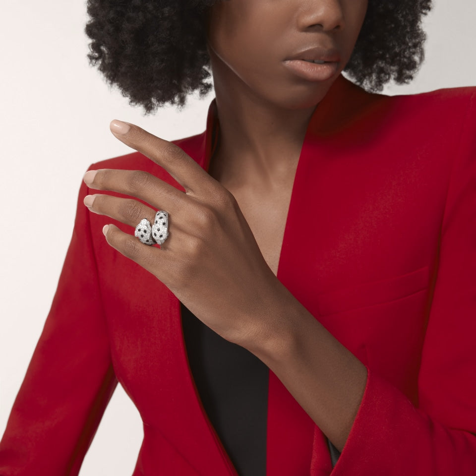 Cartier Panthère de Cartier Articulated Paved Ring