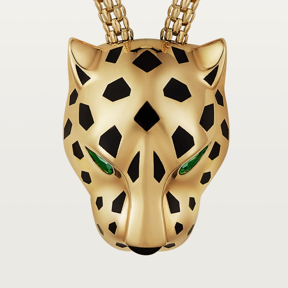 Cartier Panthère de Cartier Necklace Paved Yellow Gold Diamonds
