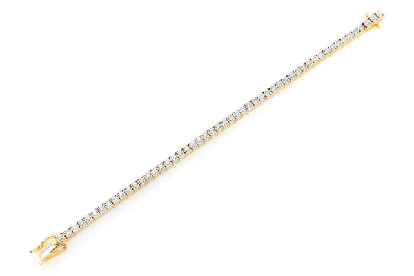 Erkals Jewellers 6pt Miracle Set Diamond Tennis Bracelet 18K Gold 2.75ctw