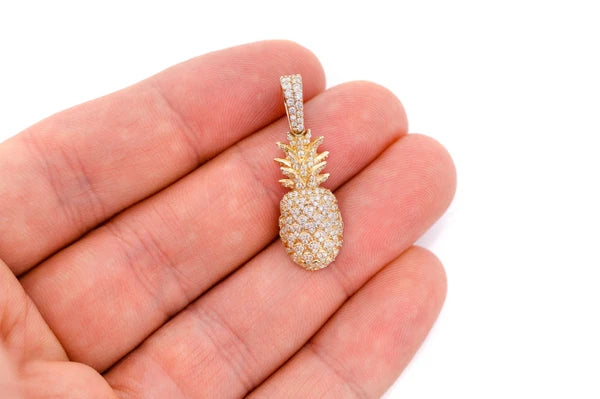 Erkals Jewellers Pineapple Diamond Pendant 18K Gold 0.60ctw