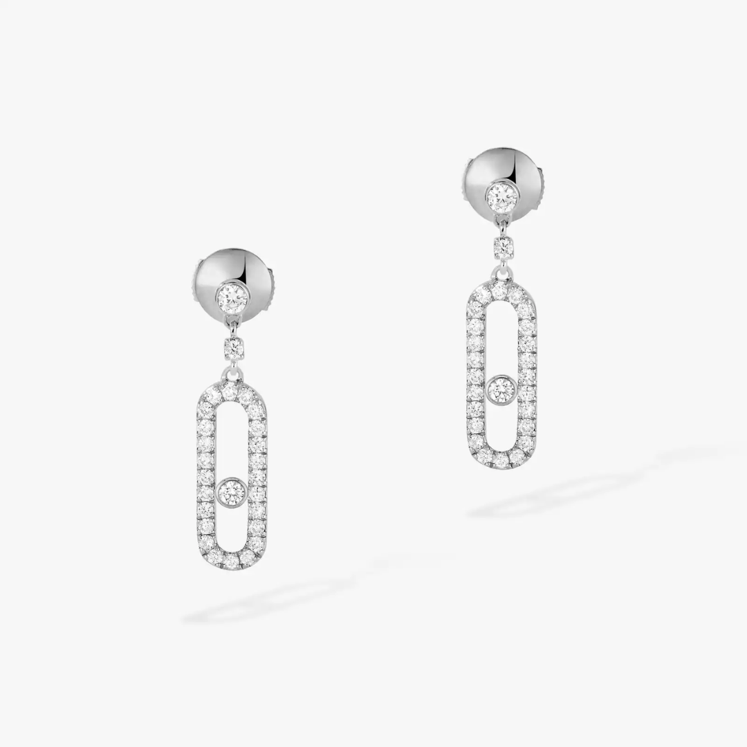 Move Uno Stud Diamond Earrings 18ct Gold
