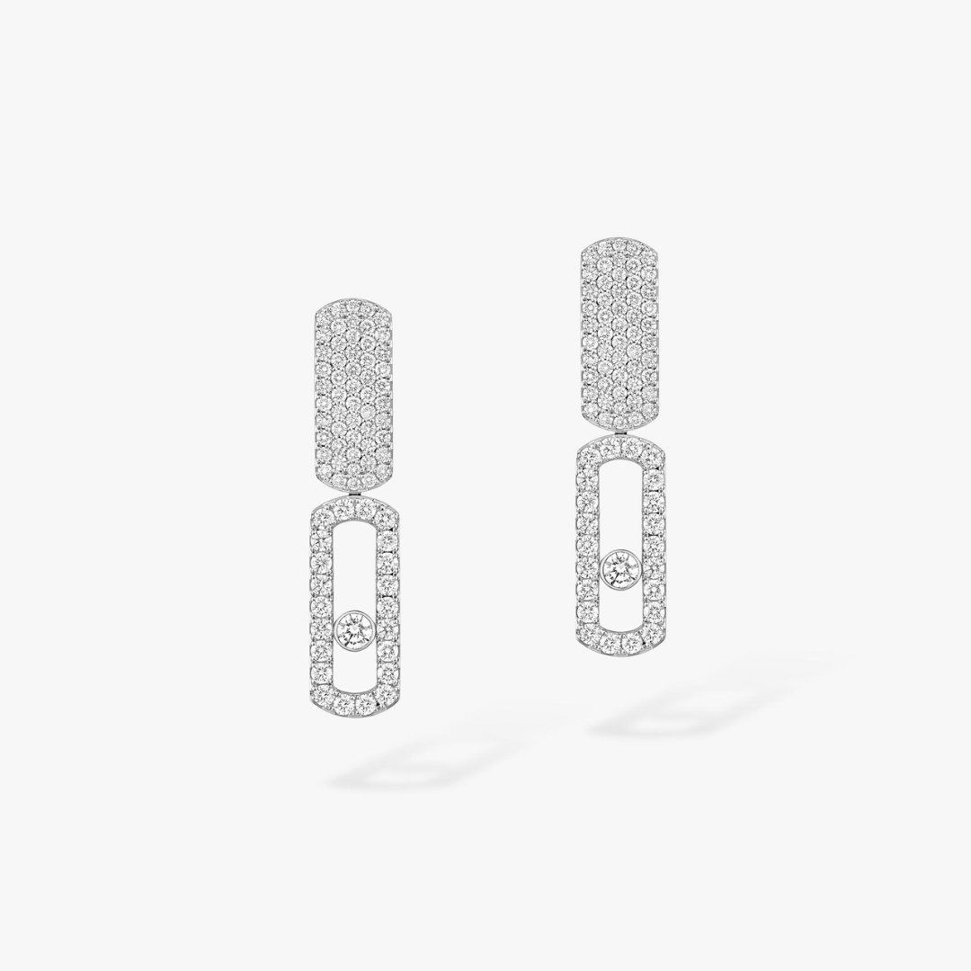 Imperial Move Large Diamond Earrings 18ct Gold