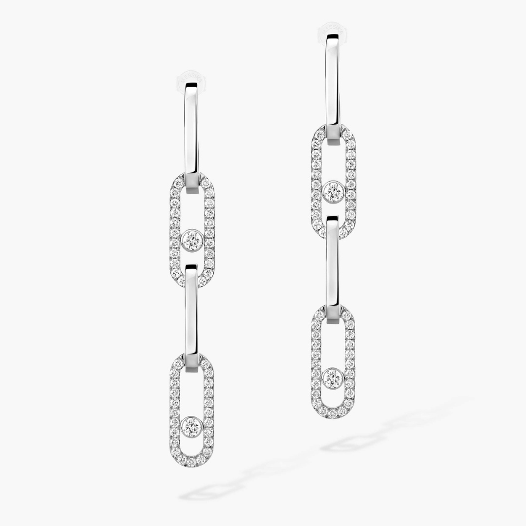 Move Link Transformable Diamond Earrings 18ct Gold