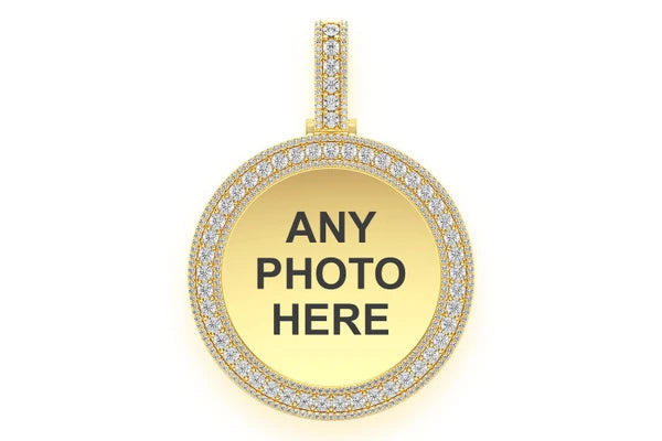 Erkals Jewellers 3 Row Miracle Set Pendant 18K Gold Diamond 2.10ctw