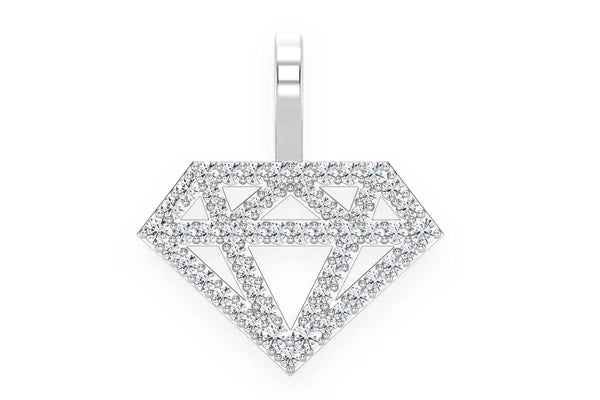 Erkals Jewellers Diamond Silhouette Pendant 18K Gold 0.35ctw