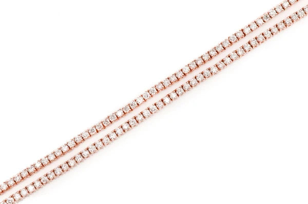 Erkals Jewellers 2pt Prong Set Diamond Tennis Necklace 18K Gold 5.50ctw