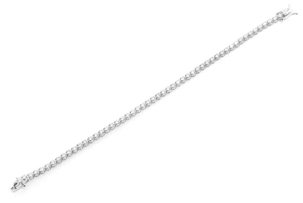 Erkals Jewellers 10pt Crown Set Diamond Bracelet 18K Gold 4.50ctw