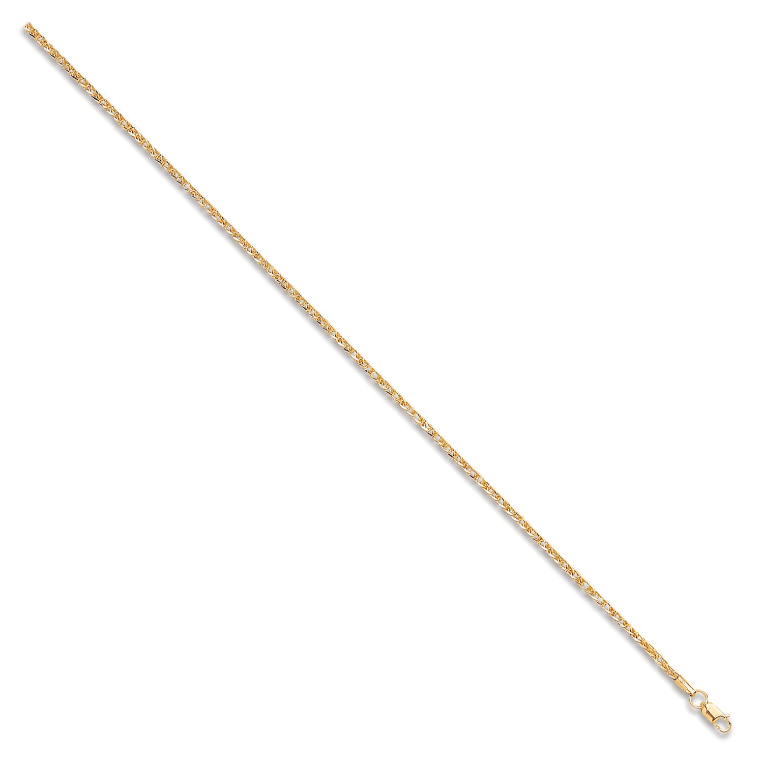 Y/G 2.0mm Hollow Square Spiga Chain/Bracelet