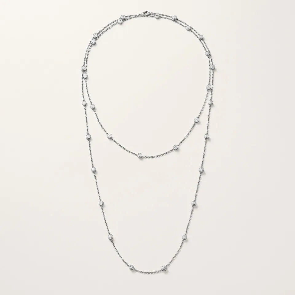 Cartier Love Necklace Multi-Wear 18K White Gold
