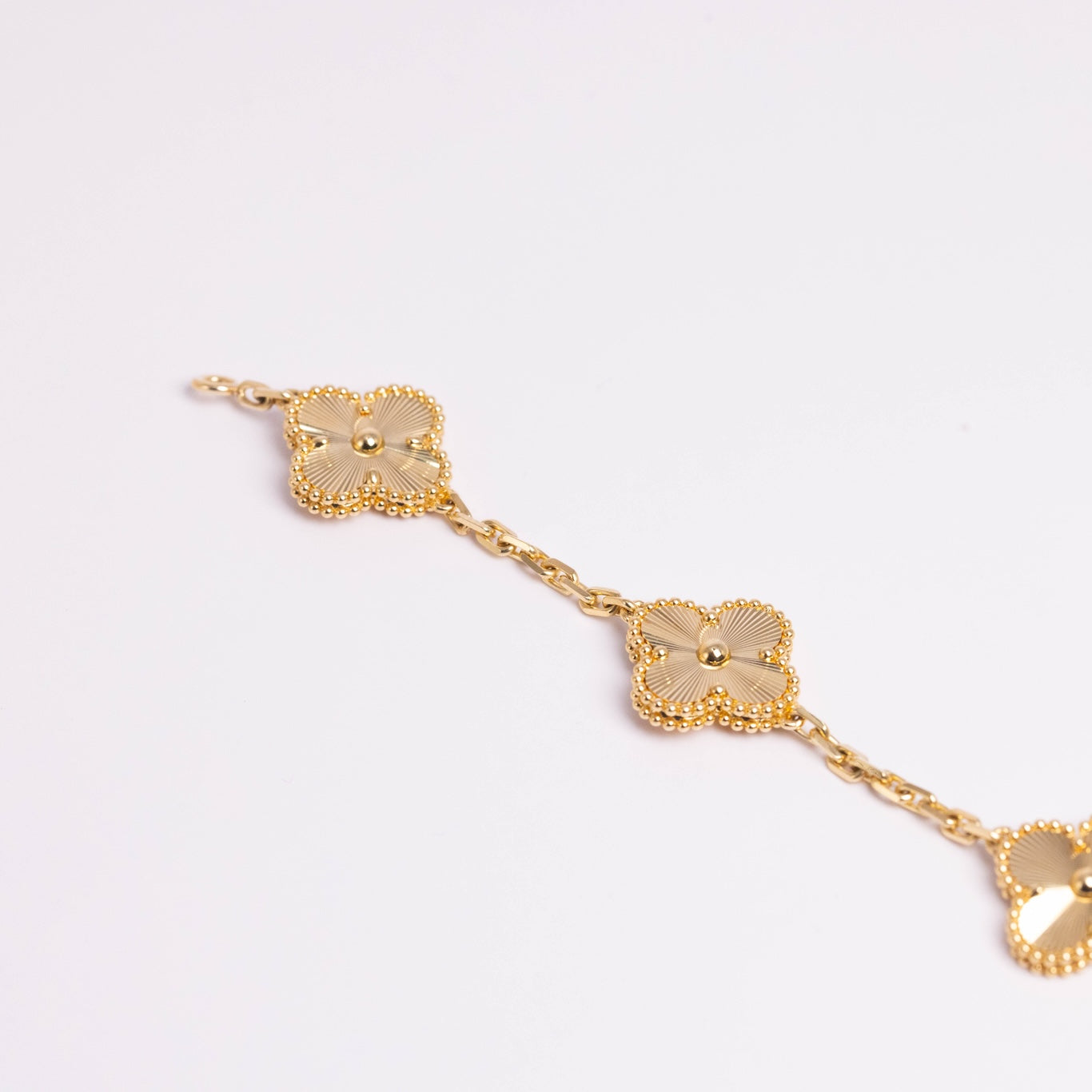 Van Cleef &amp; Arpels Pulsera Vintage Alhambra 5 Motivos Oro amarillo de 18 quilates 