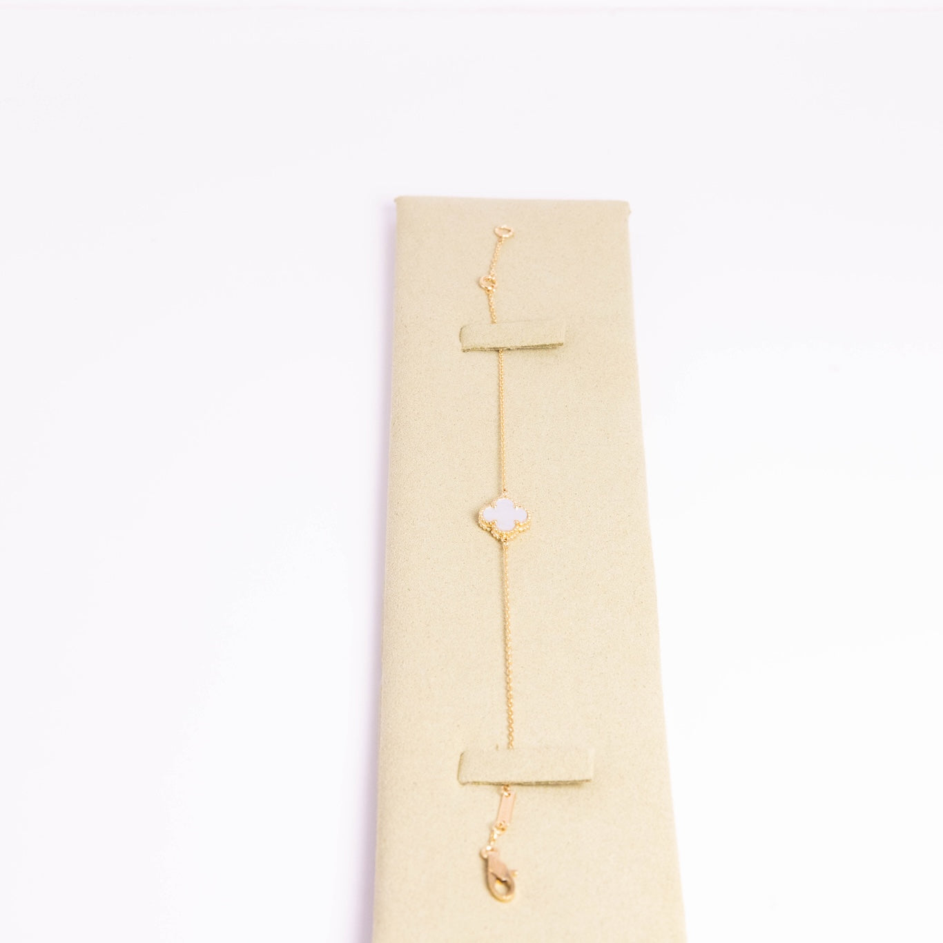 Van Cleef &amp; Arpels Pulsera Sweet Alhambra 1 Motivo Nácar Oro amarillo de 18 quilates