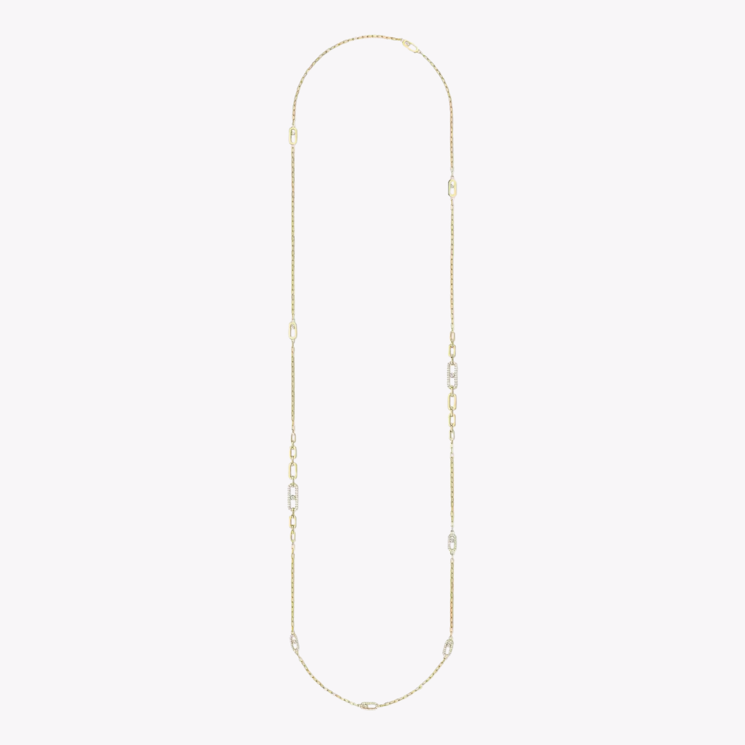 Move Uno Necklace 18ct Gold