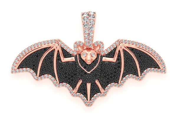 Erkals Jewellers Bat Pendant 18K Gold Diamond 1.75ctw