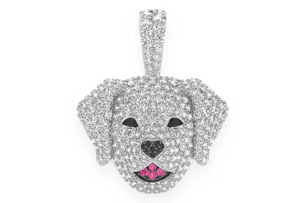 Erkals Jewellers Labrador Retriever Pendant 18K Gold Diamond 2.50ctw