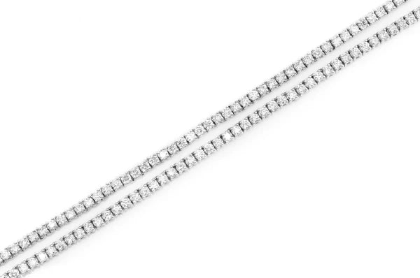 Erkals Jewellers 2pt Prong Set Diamond Tennis Necklace 18K Gold 5.50ctw