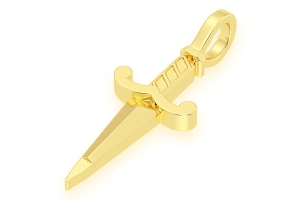 Erkals Jewellers Dagger Pendant 18K Gold