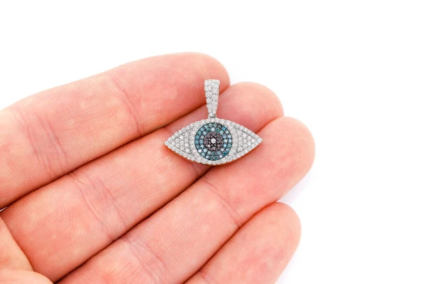 Erkals Jewellers Evil Eye Pendant 18K Gold Diamond 0.85ctw