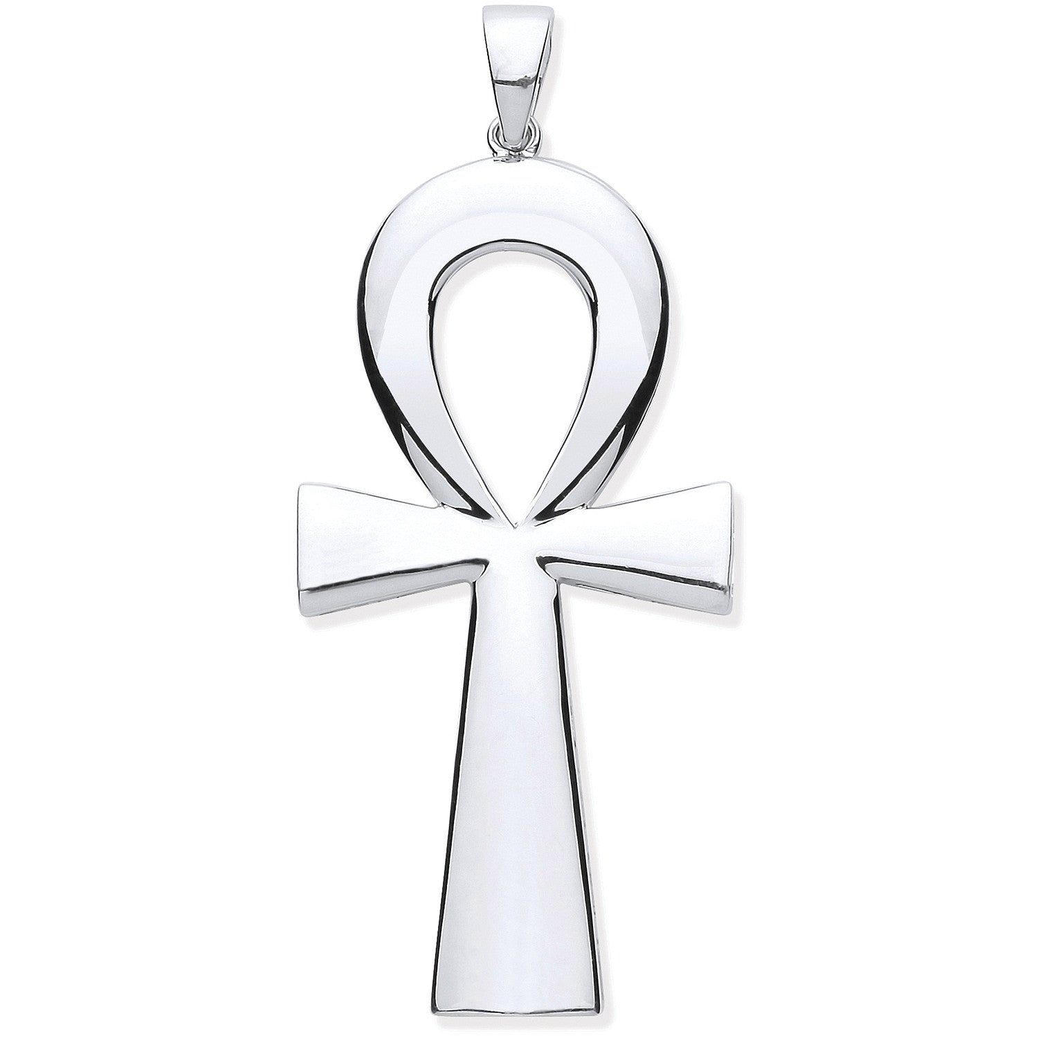 Silver Large Ankh Cross - Key of Life