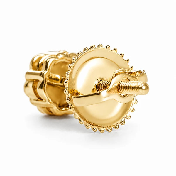 Erkals Jewellers Flower Stud Earrings 18K Gold 0.75ctw