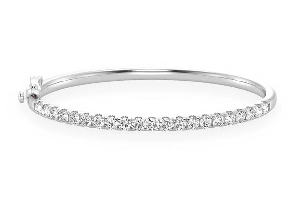 Erkals Jewellers Scallop Diamond Bangle 18K Gold 2.15ctw