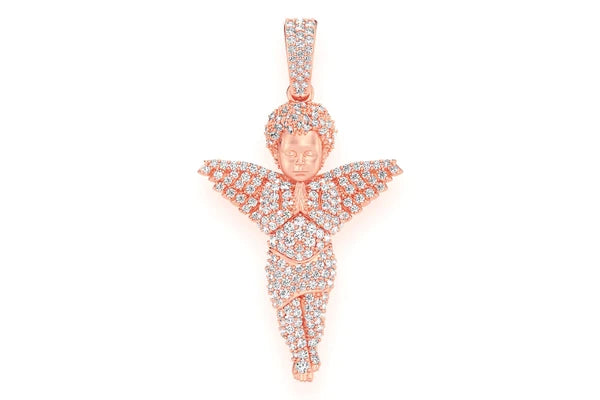 Erkals Jewellers Angel Pendant 18K Gold Diamond 1.15ctw