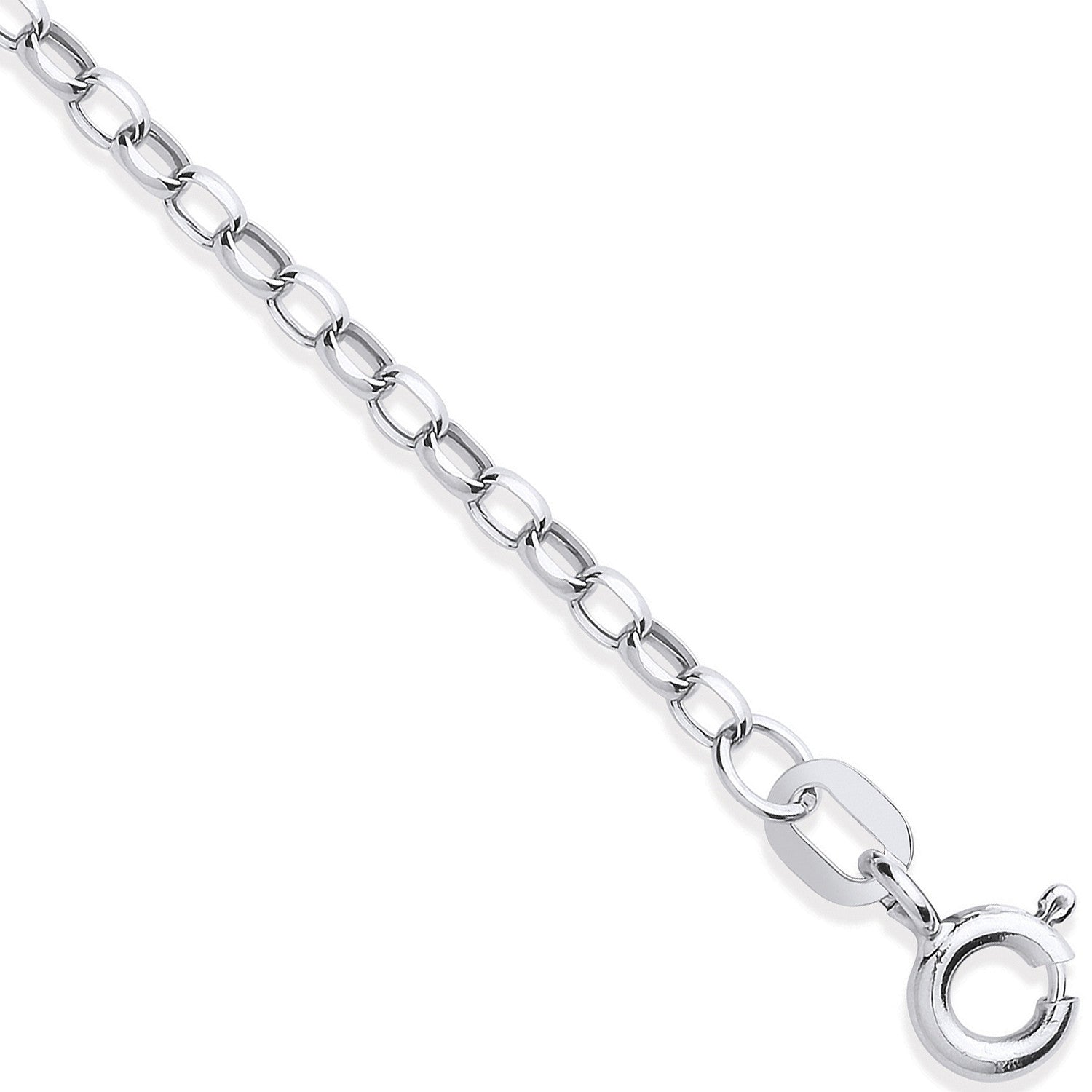 W/G 2.2mm Hollow Diamond Cut Belcher Chain