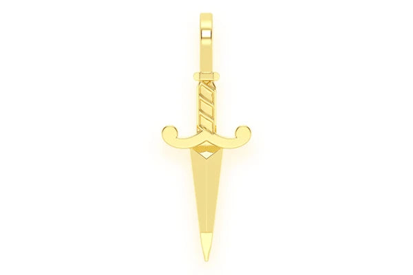 Erkals Jewellers Dagger Pendant 18K Gold