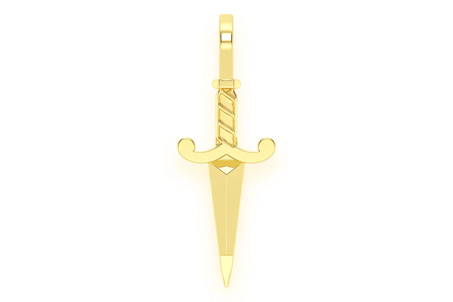 Erkals Jewellers Dagger Pendant 18K Gold