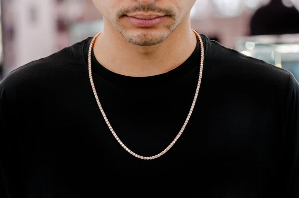 Erkals Jewellers 15pt Prong Set Tennis Necklace 18K Gold 22.00ctw