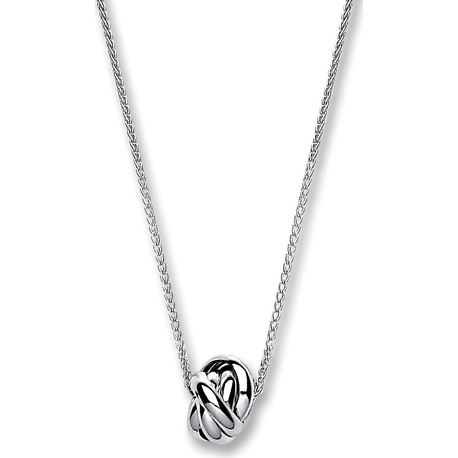 Silver Chain with Knot