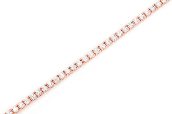 Erkals Jewellers 4pt Prong Set Diamond Tennis Bracelet 18K Gold 3.75ctw