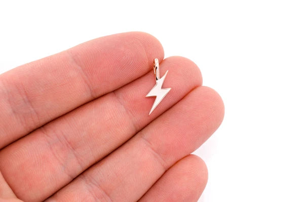 Erkals Jewellers Mini Lightning Bolt Emoji Pendant 18K Gold