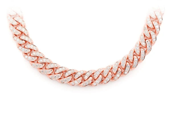Erkals Jewellers Miami Cuban Link Necklace 8mm 18K Gold 9.00ctw