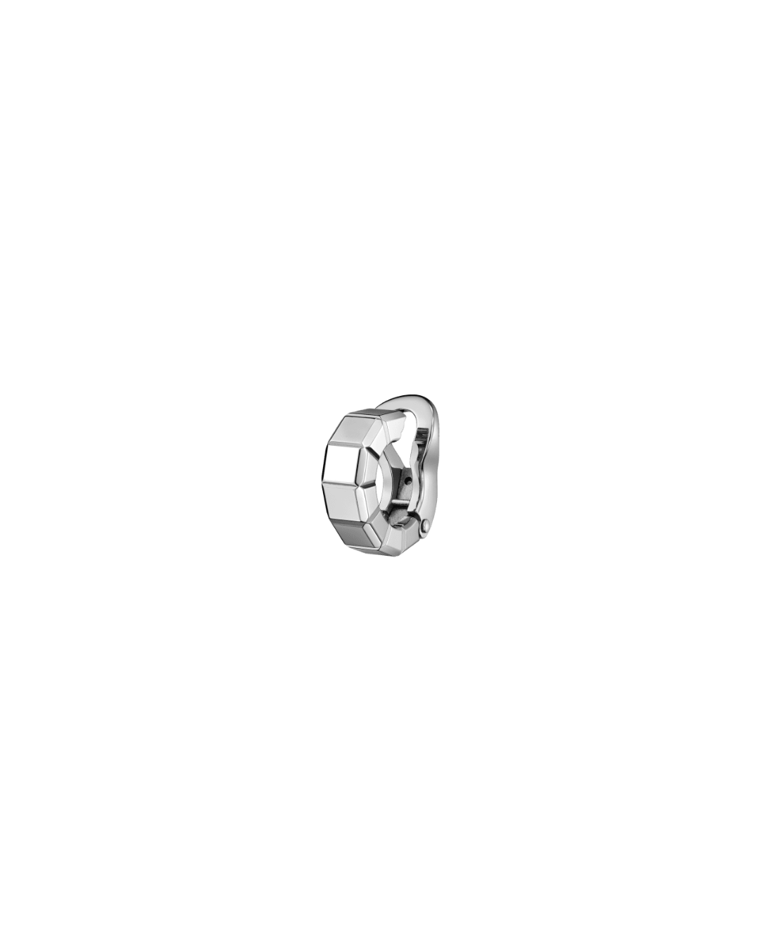 Ice Cube Single Clip-On 18ct White Gold
