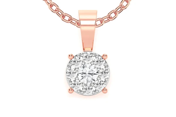 Erkals Jewellers Mosaic Pendant 18K Gold Diamond 0.25ctw