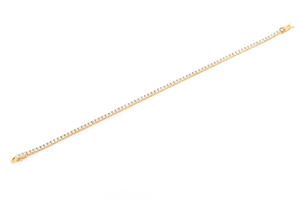 Erkals Jewellers 6pt Prong Set Diamond Tennis Bracelet 18K Gold 4.60ctw