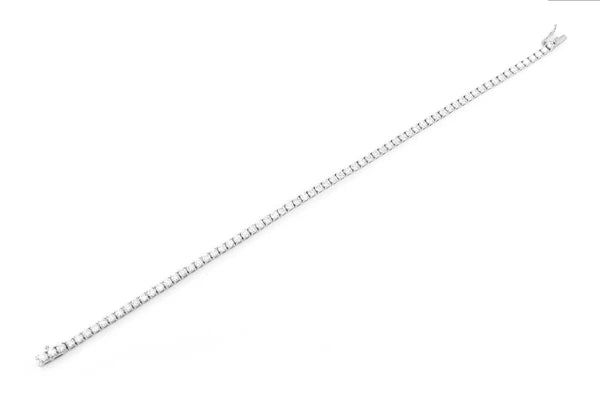 Erkals Jewellers 7pt Prong Set Diamond Tennis Bracelet 18K Gold 5.00ctw