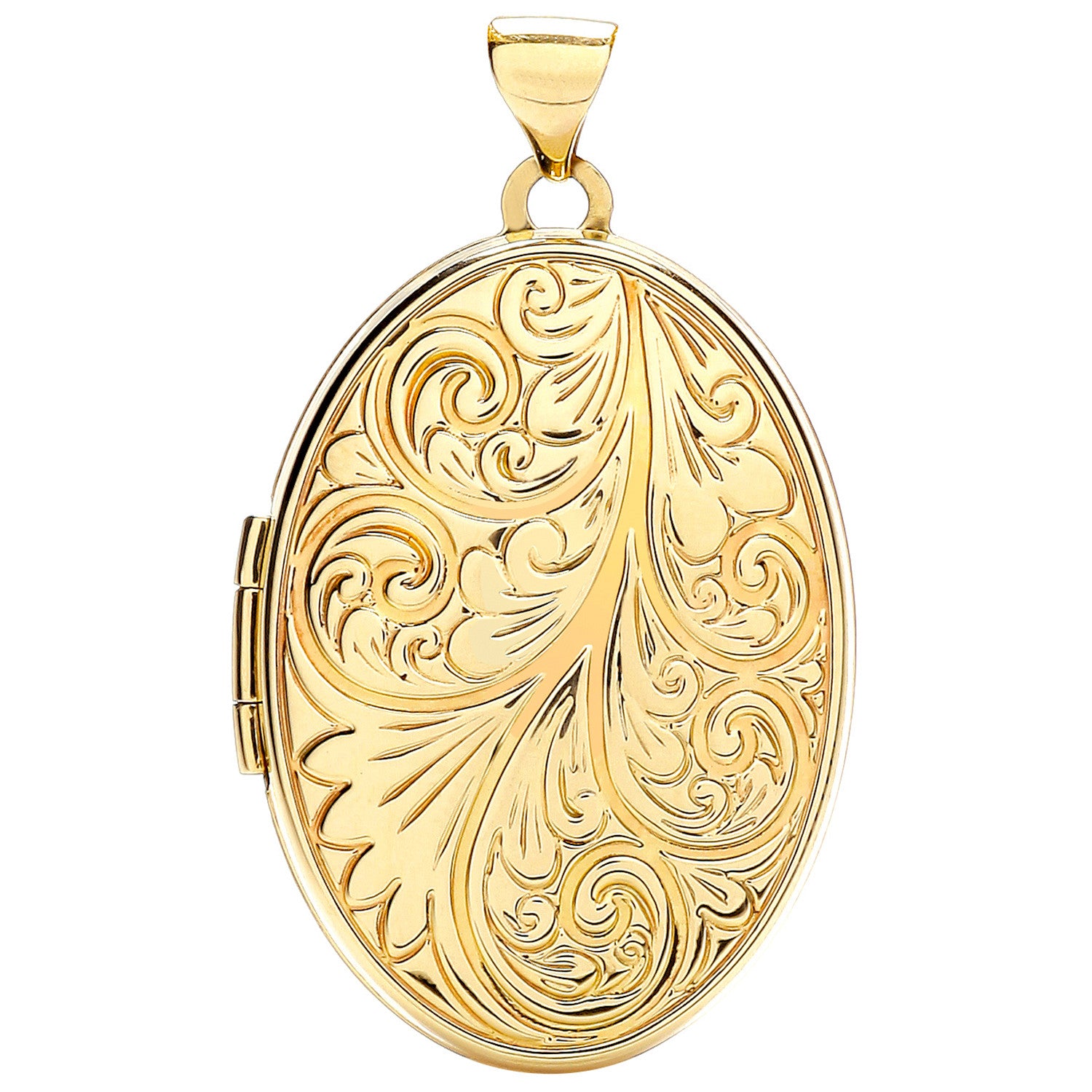 Y/G Oval Locket with design