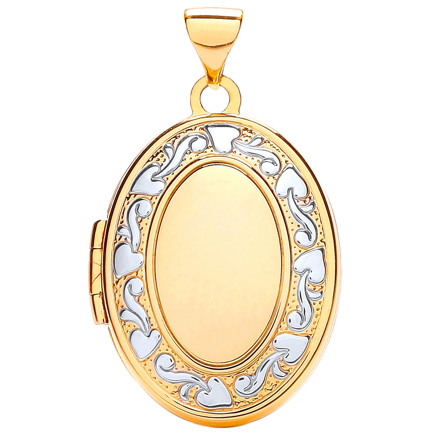 Y/W Oval Shaped Family Locket