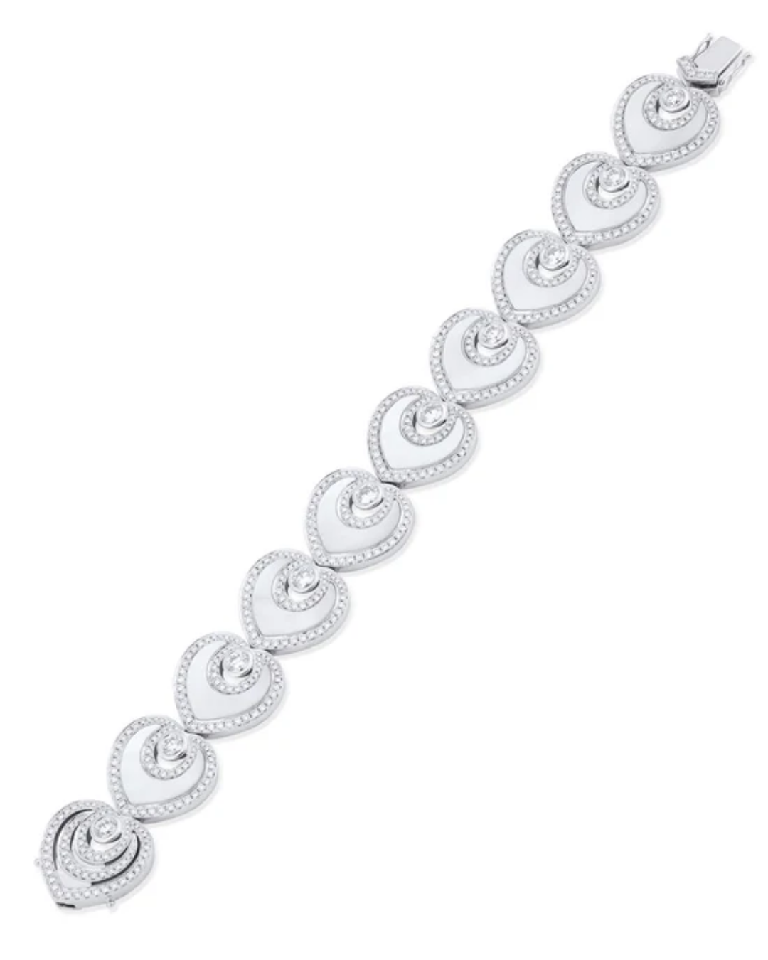 Sophie Platinum Mother Of Pearl Platinum Bracelet