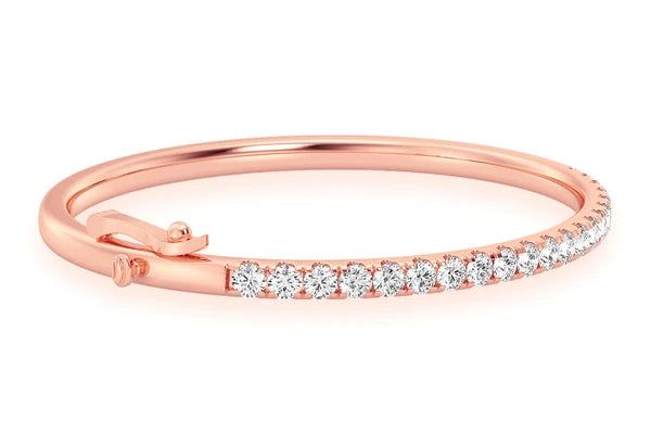 Erkals Jewellers Scallop Diamond Bangle 18K Gold 2.15ctw