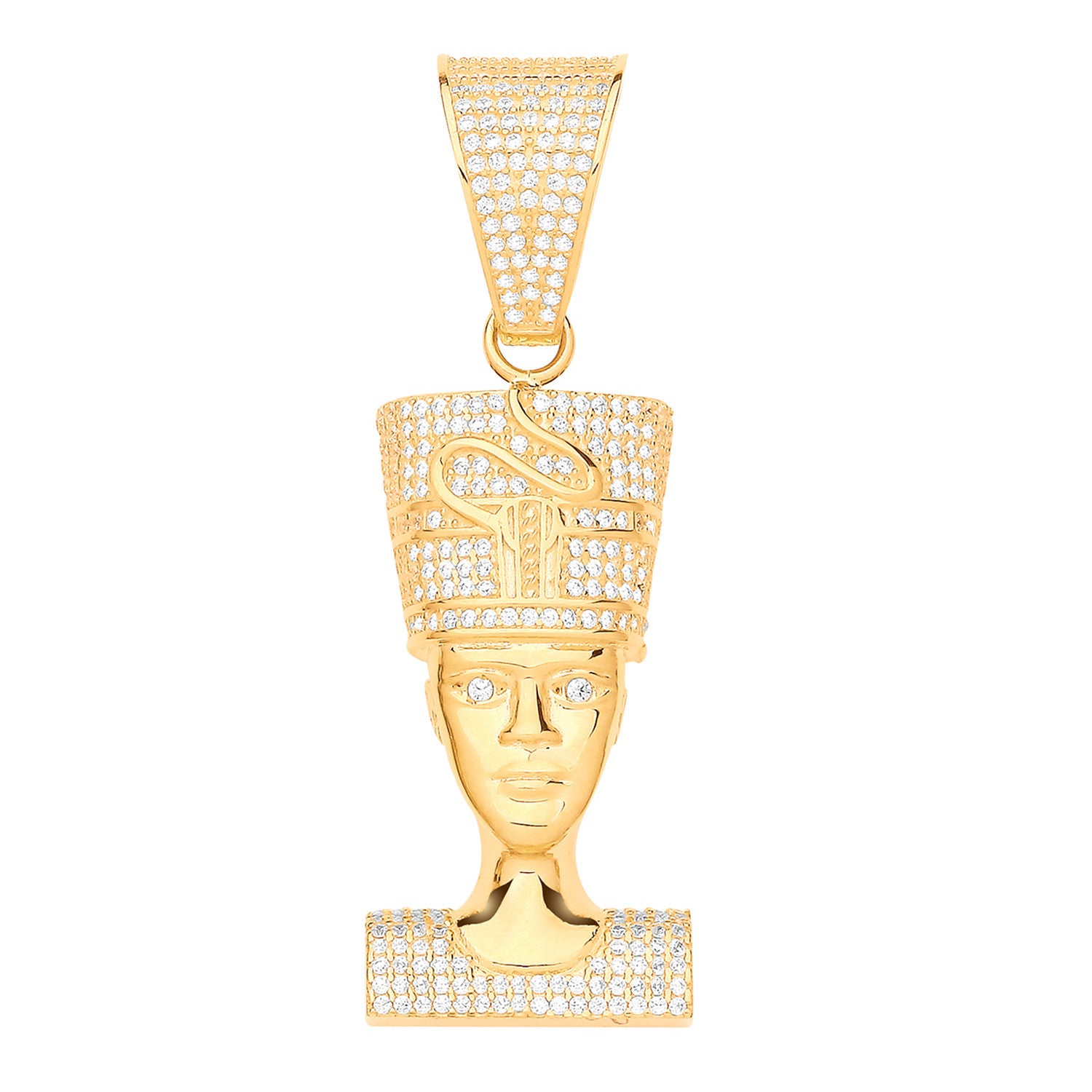 Y/G CZ Nefertiti       Pendant