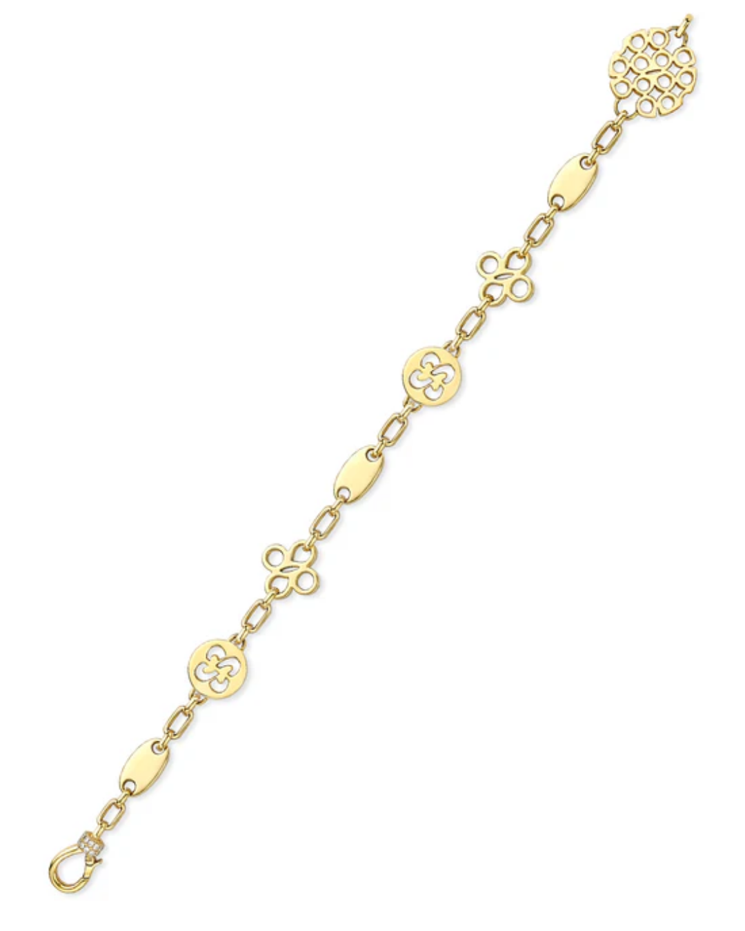 Be Bold Yellow Gold Diamond Bracelet