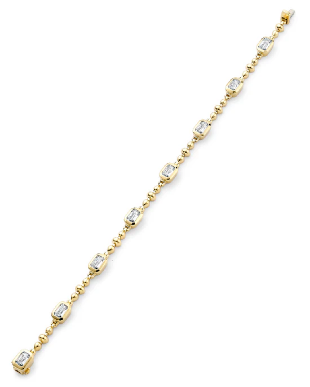 Florentine Ashoka Yellow Gold Diamond Bracelet