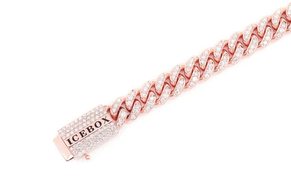 Erkals Jewellers 8mm Miami Cuban Diamond Bracelet 18K Gold 4.00ctw