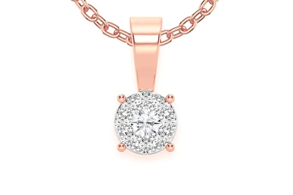Erkals Jewellers Mosaic Pendant 18K Gold Diamond 0.15ctw