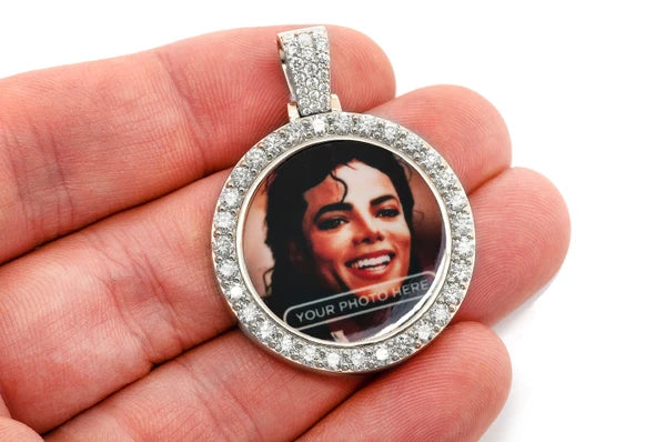 Erkals Jewellers Picture Memory Pendant 18K Gold Diamond 2.75ctw