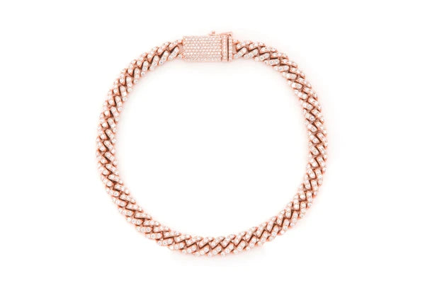 Erkals Jewellers 4mm Miami Cuban Diamond Bracelet 18K Gold 1.50ctw